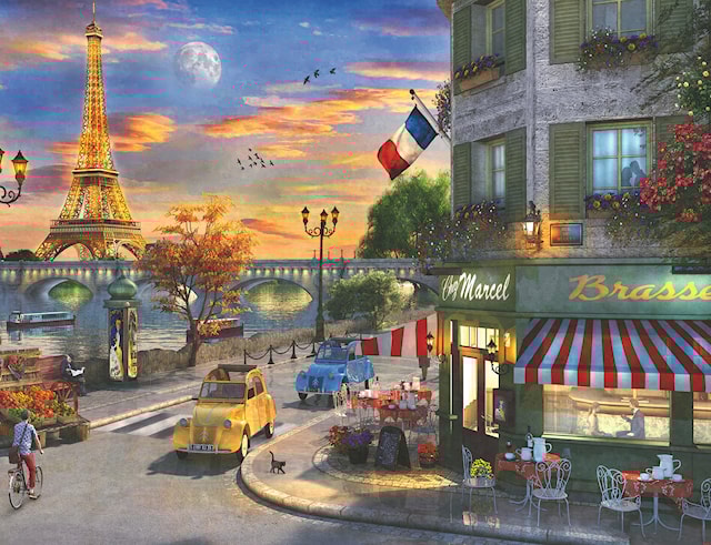 Produktbild 2 för Paris Sunset Pussel 2000 bitar Ravensburger