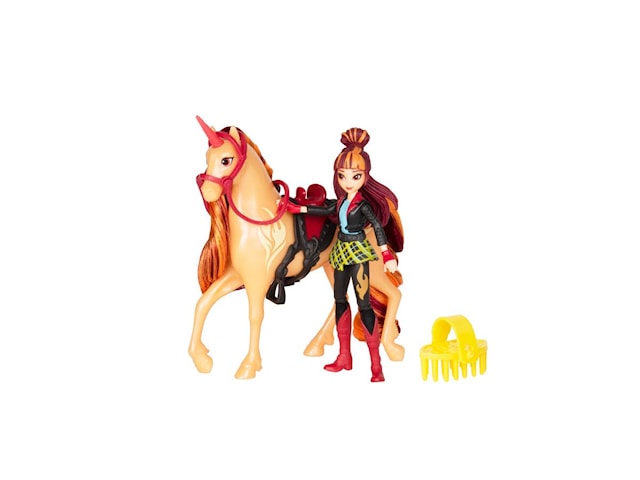 Produktbilde 1 for Valentina & Cinder Doll med Hest 11 cm Unicorn Academy