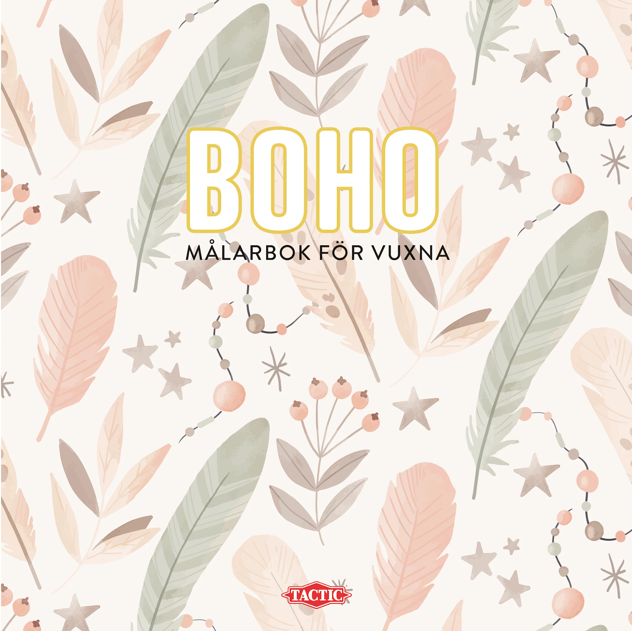 Produktbild för BOHO målarbok för vuxna