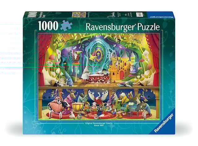 Produktbild 1 för Pussel Snow White and 7 Gnomes 1000 bitar, Ravensburger
