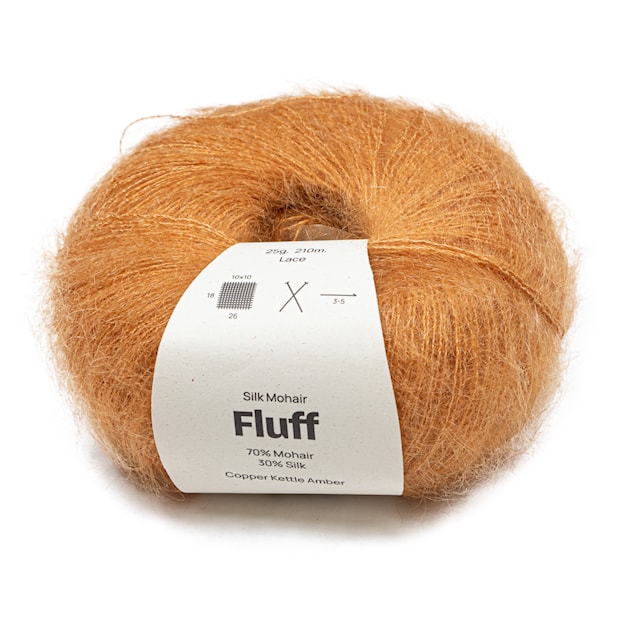 Silk Mohair Fluff 25 gr Copper Kettle Amber A787 Adlibris