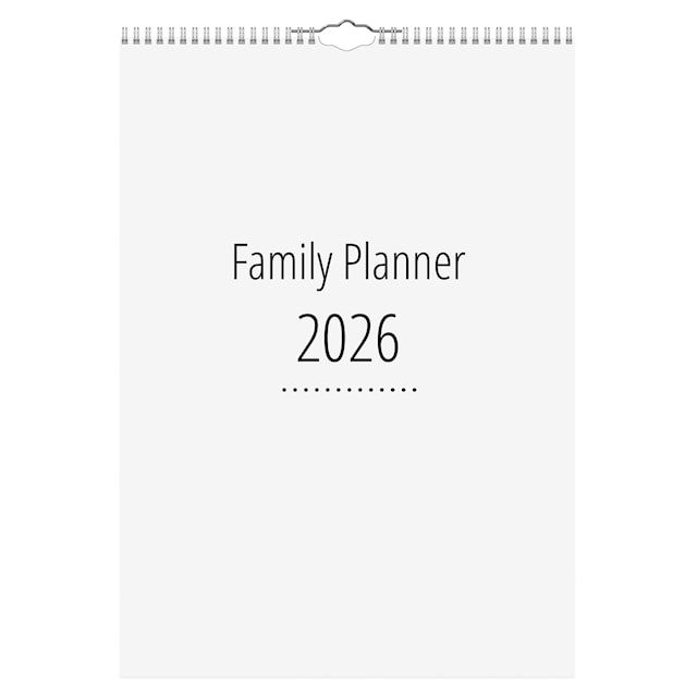 Produktbild 1 för Family Planner A3 8 kolumner 2026