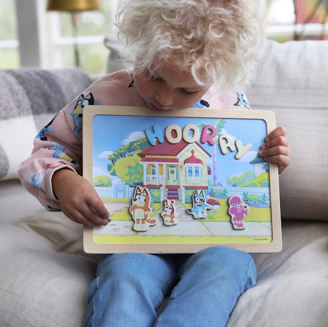 Produktbild 7 för Bluey Magnettavla Micki