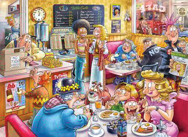 Produktbild 3 för Wasgij Destiny 27 Café to Latte! Pussel 1000 bitar