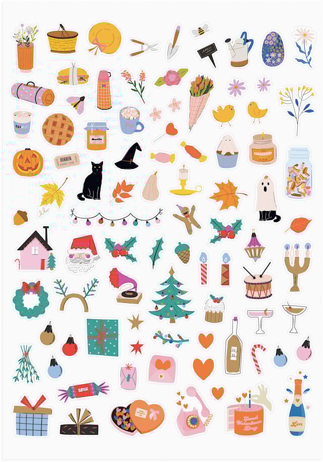 Tuotekuva 5 - Kalender 2026 Life Planner Decor Burde