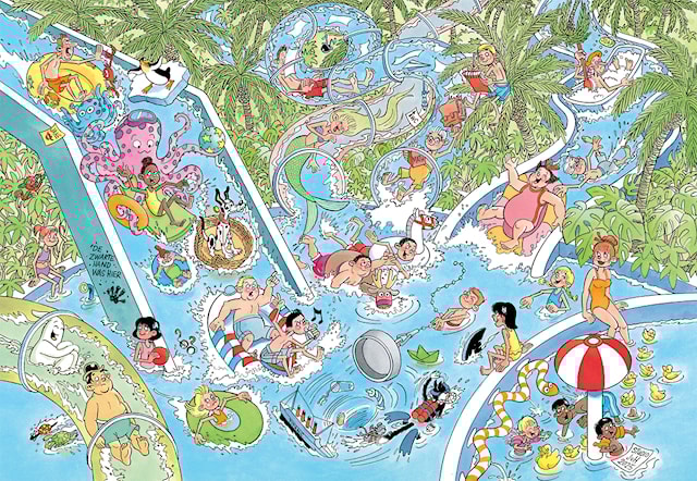 Tuotekuva 2 - Jan Van Haasteren Junior Water Slide Madness Puzzle 360 palaa