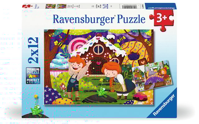 Produktbild 1 för Fairy Tales 2x12 bitar, Ravensburger