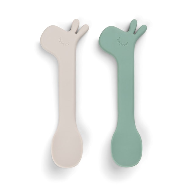 Produktbilde 1 for Done by Deer Silicone spoon 2-pack Lalee Green