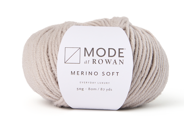 Merino Soft 100% merinovilla 50gr Clay 011 Mode at Rowan