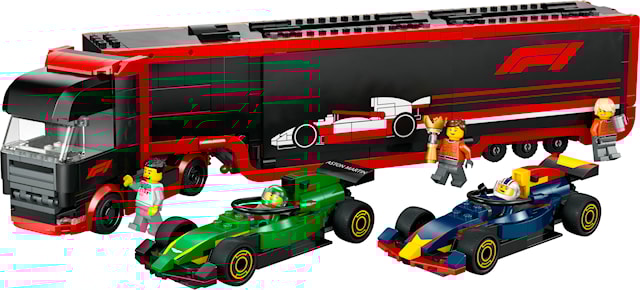 Tuotekuva 2 - F1®-rekka ja F1®-autot RB20 ja AMR24 LEGO® City (60445)