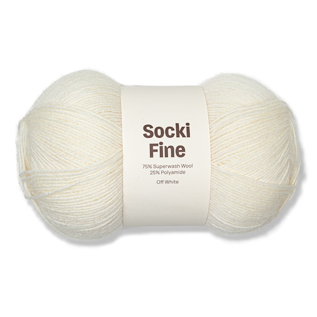 Socki Fine 100 g Off White A043 Adlibris