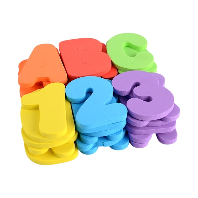 Produktbilde 1 for Tub Fun! Badelek, Tall og Bokstaver, 36 stk