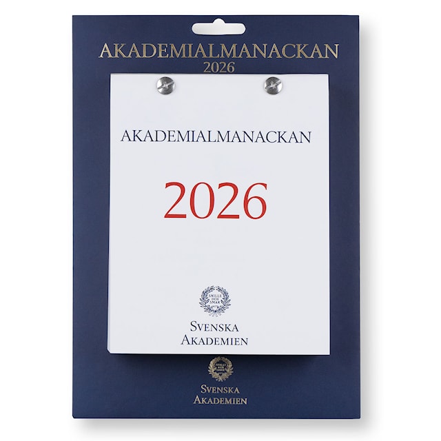 Produktbild 1 för Akademialmanackan 2026 Väggblock Svenska Akademien