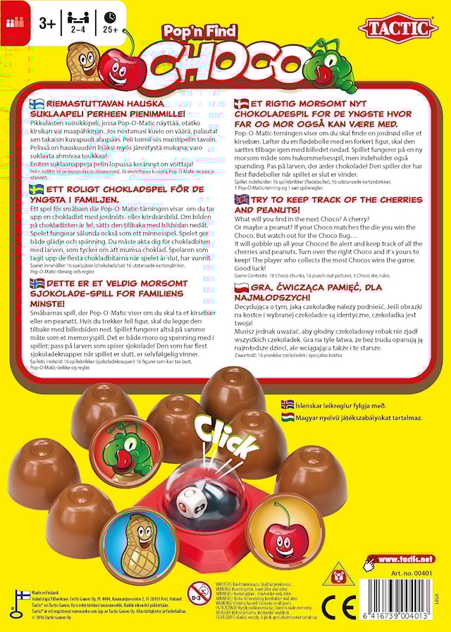 Produktbild 3 för Choco, Tactic (SE/FI/NO/DK/EN)