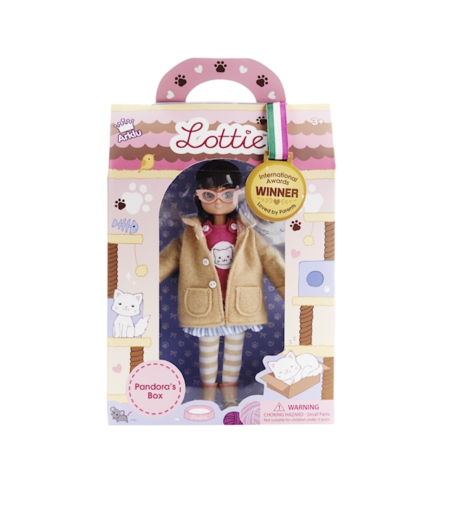 Produktbild 2 för Kattflicka Lottie docka