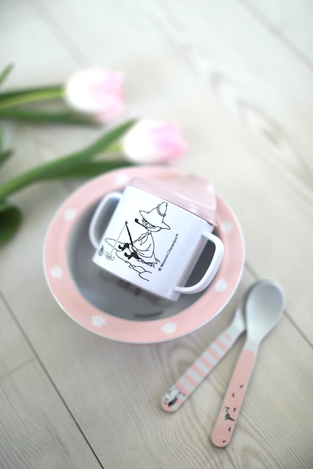 Produktbilde 2 for Mummitrollet Vann & Bad Pipemugg Rosa Rätt Start