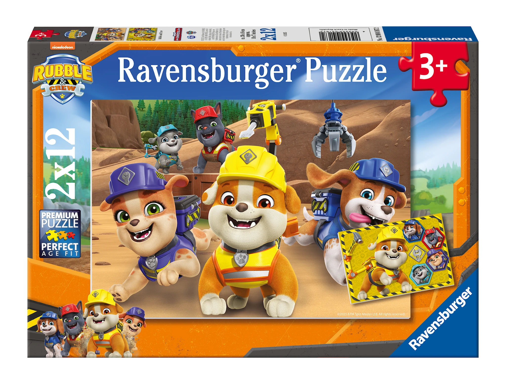 Tuotekuva ille Rubble & Crew Team in Action! Palapeli 2x12 palaa, Ravensburger
