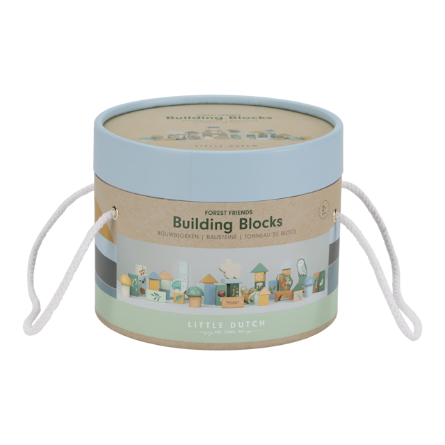 Produktbild 5 för Forest Friends Byggklossar i Trä Little Dutch