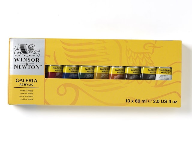 Produktbild 1 för Akrylset Galeria 10x60 ml Winsor & Newton