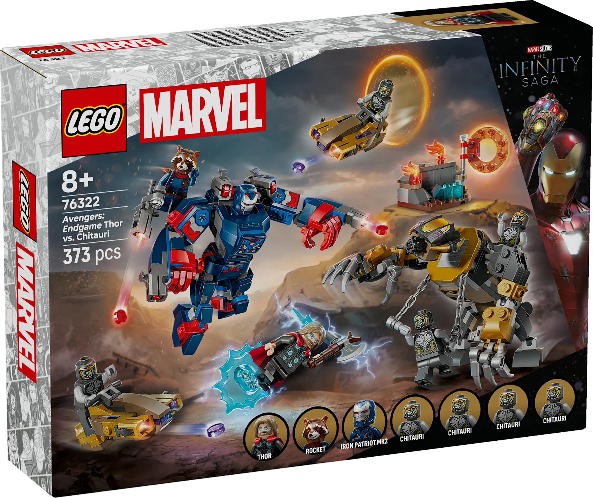 Produktbilde for Avengers: Endgame – Thor mot chitauri LEGO® Super Heroes (76322)