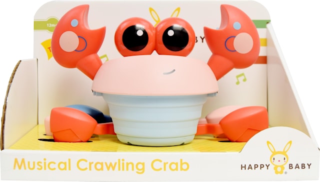 Produktbild 2 för Shakin 'N Wobble Gående Krabba Aktivitetsleksak Happy Baby