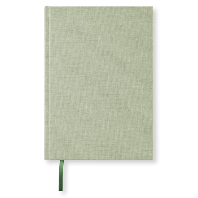 Produktbild 1 för Anteckningsbok A5 128p Olinjerad Green Leaf Paperstyle