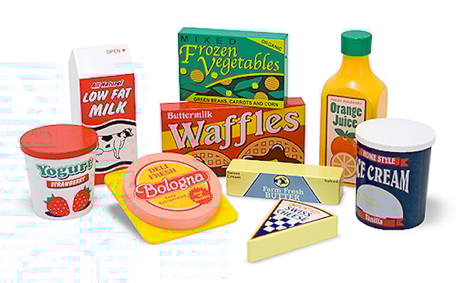 Produktbild 1 för Mat, Kylskåp lekset, Melissa & Doug