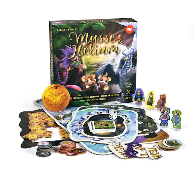Tuotekuva 4 - Musse & Helium Kultajuusto jahti lautapeli (SE/FI/NO/DK)