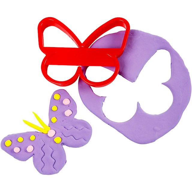 Produktbilde 3 for Modellerings- og skjæreverktøy, str. 3,5x3,5-7x9 cm, ass. farger, 15 stk./ 1 pk.