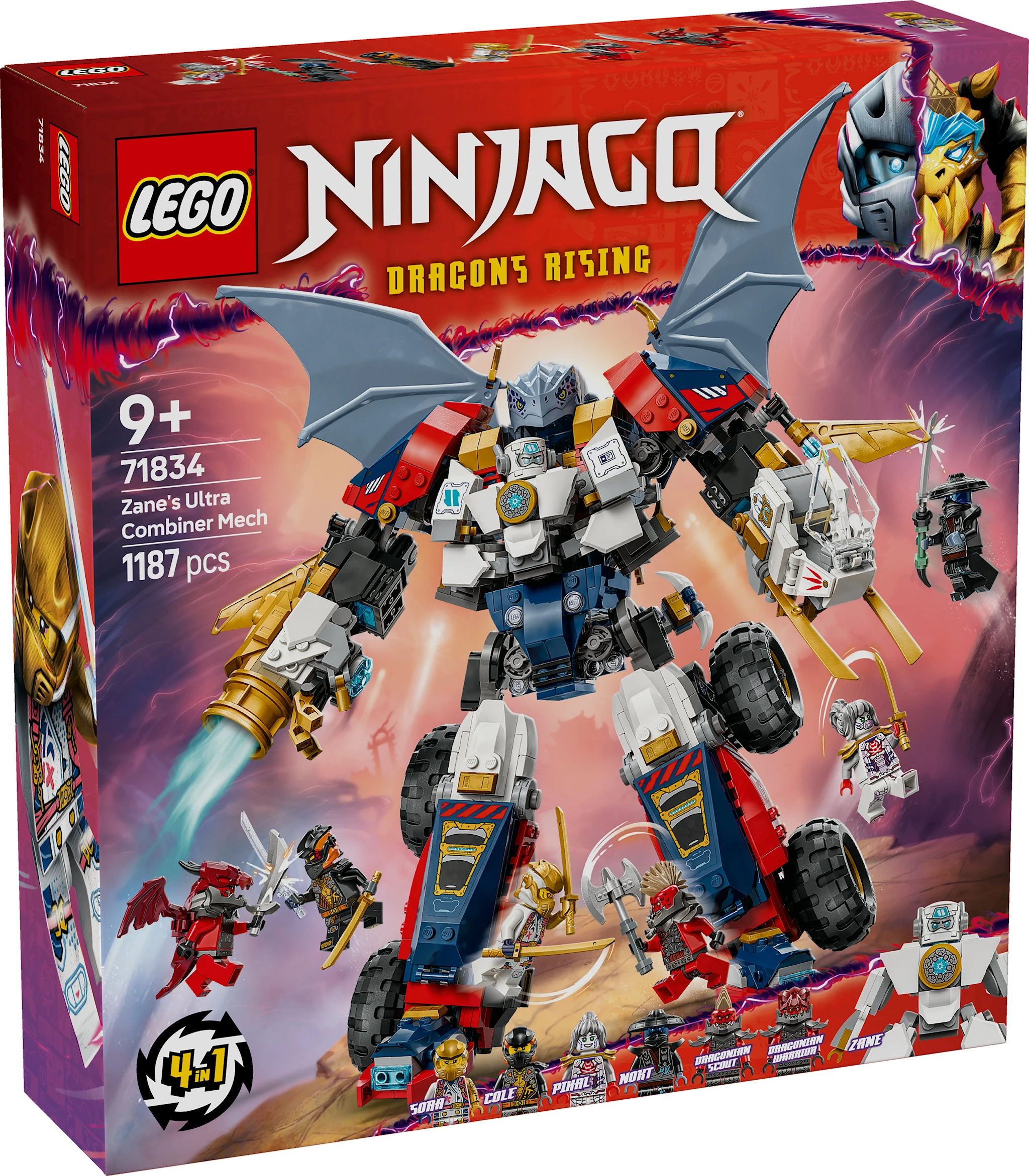 Tuotekuva ille Zanen ultrayhdistelmärobotti LEGO® Ninjago (71834)
