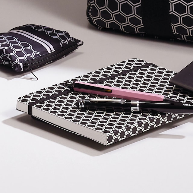 Produktbild 2 för Anteckningsbok A5 Hexagon Linjerad 192 sidor Cedon