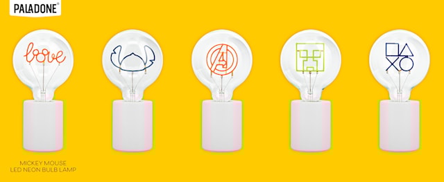 Tuotekuva 6 - Mickey LED Neon Polttimolamppu EU, Paladone