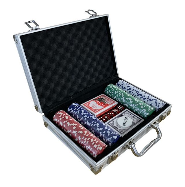 Poker spel Med Väska Texas Hold´em Pokerset
