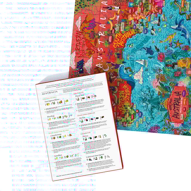 Tuotekuva 4 - Viinipalapeli - Australia 1000 palaa Water and Wines