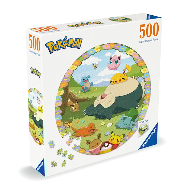 Produktbild 3 för Pussel Blooming Pokémon 500 bitar, Ravensburger