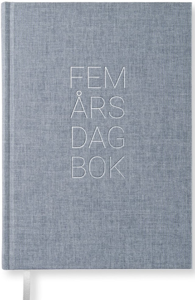 Produktbild 1 för 5-Års Dagbok A5 Denim Paperstyle