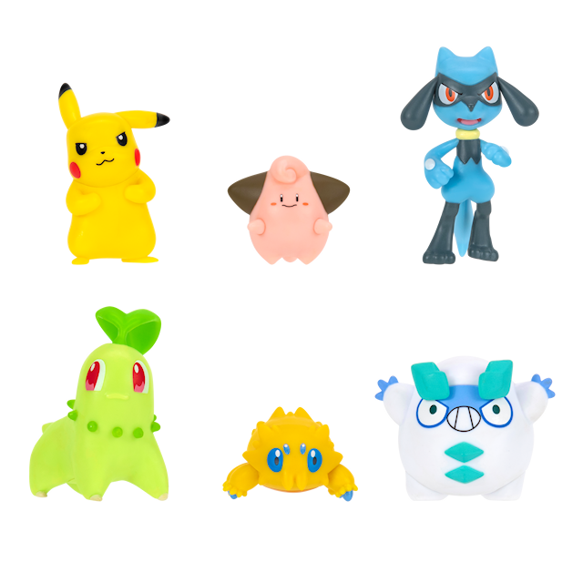 Produktbild 1 för Figurer 6-pack Pokémon