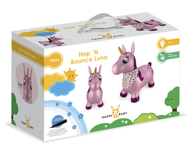 Tuotekuva 4 - Happy Baby Hop 'N Bounce -hyppyeläin Luna