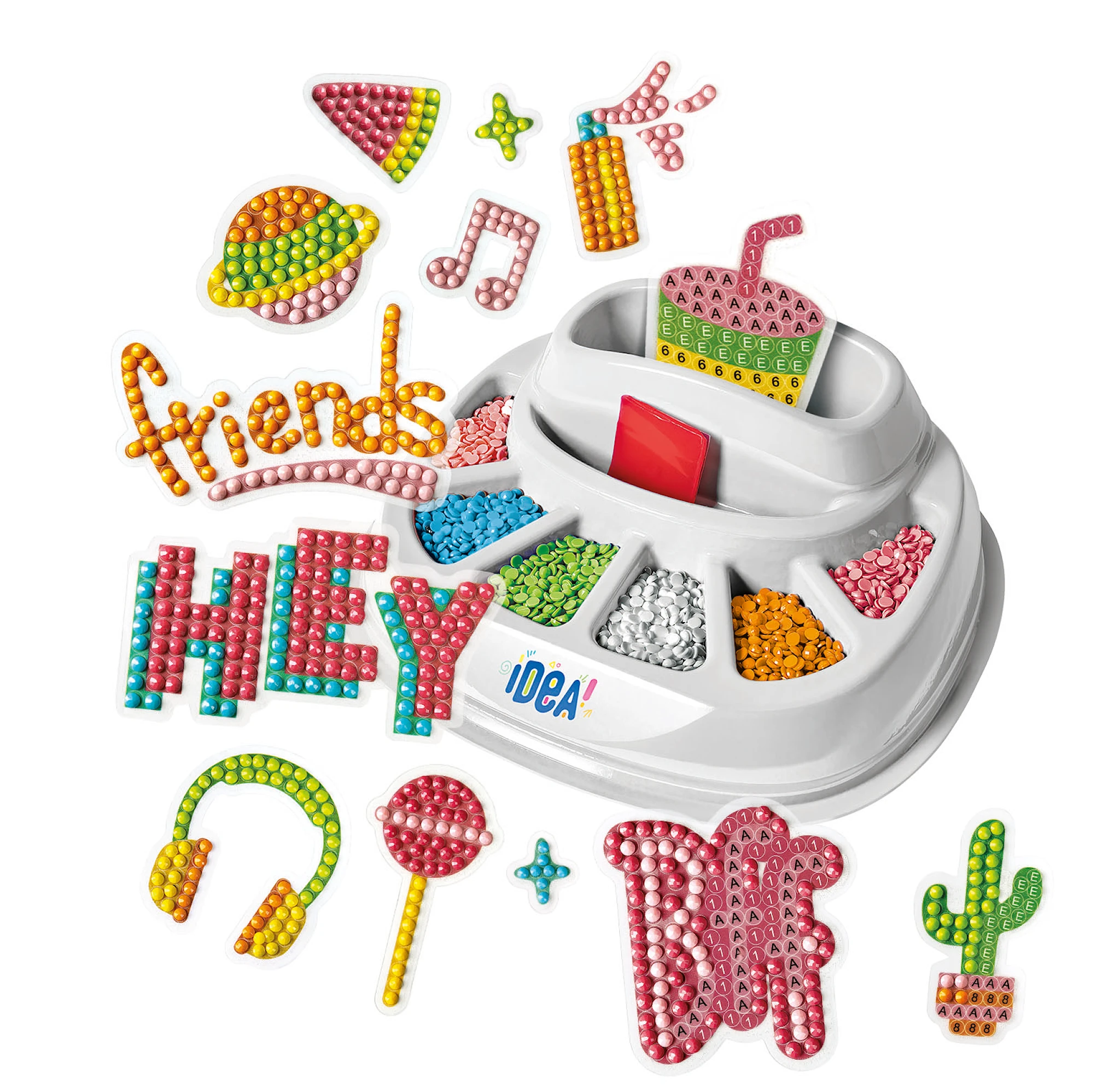 Produktbild för Diamantmålning Sparkly Creations Pop Style Clementoni Idea