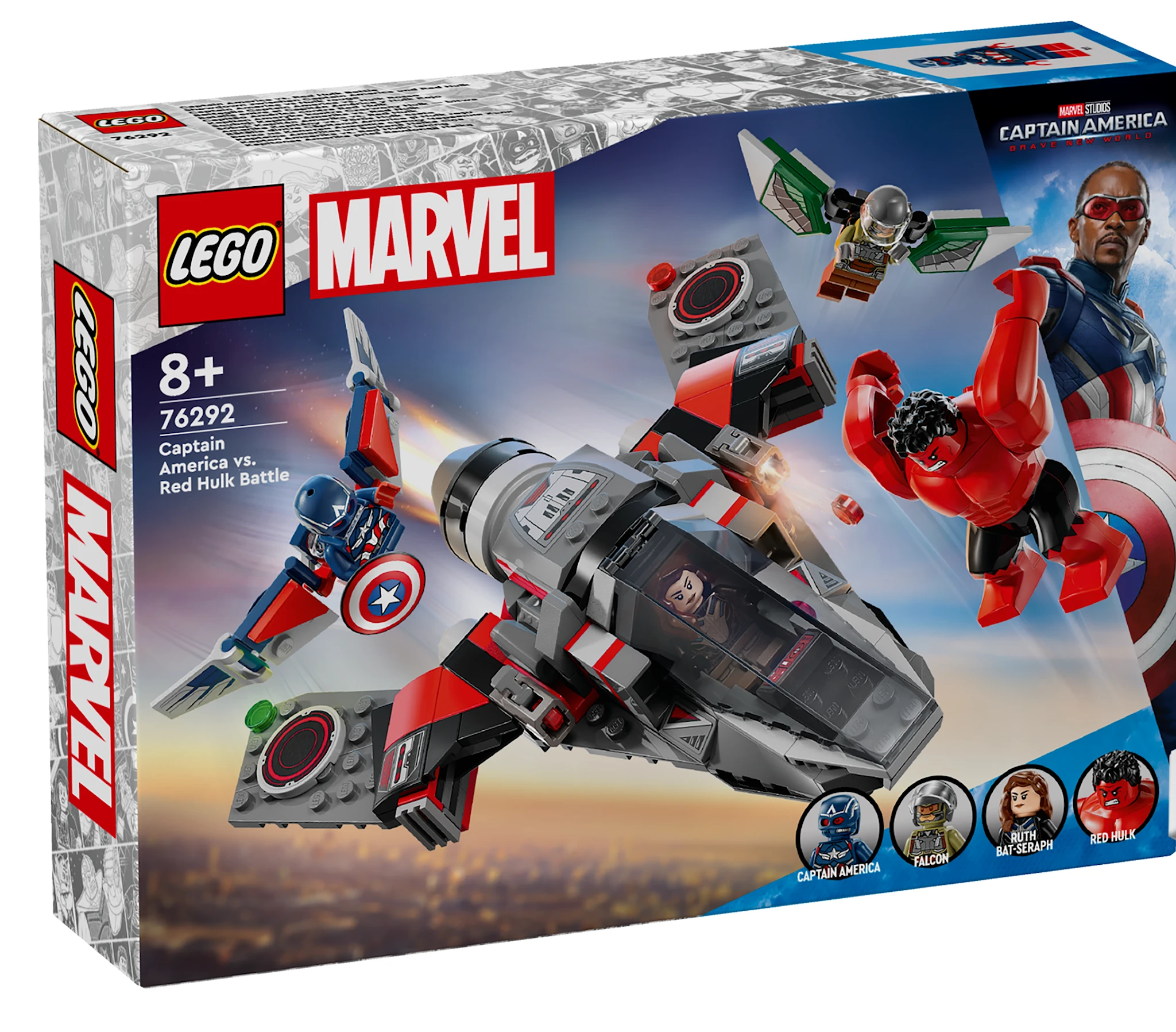 Produktbilde for Captain America i kamp mot Red Hulk LEGO® Marvel (76292)