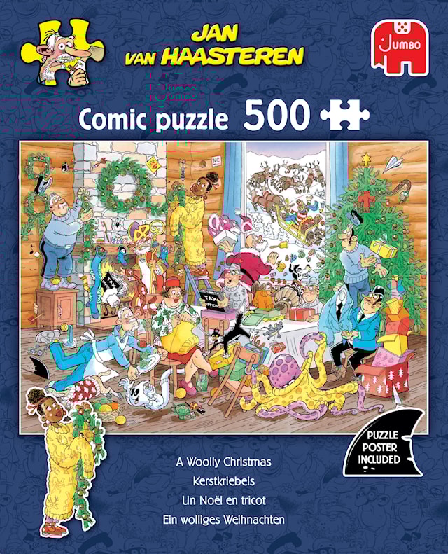 Tuotekuva 1 - Jan Van Haasteren Woolly Christmas Palapeli 500 palaa