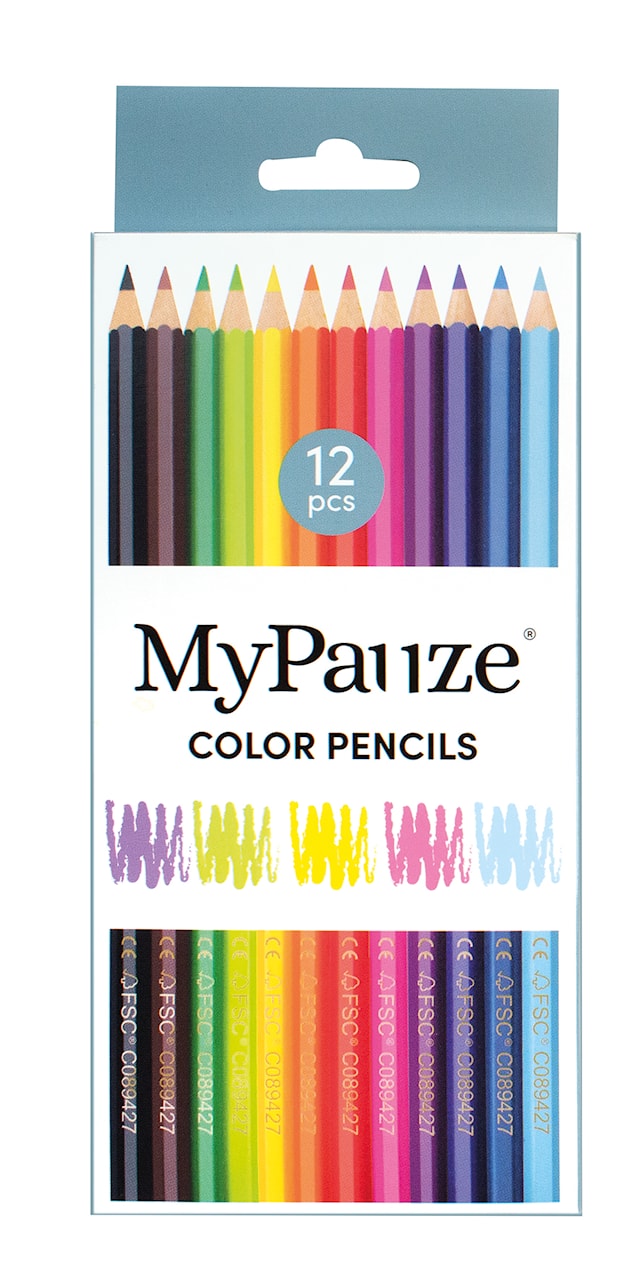 Fargeblyanter 12-pakning MyPauze