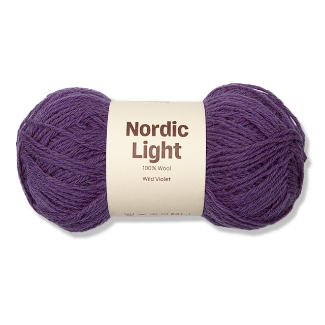 Nordic Light 100% ull 50 gr Wild Violet A835 Adlibris