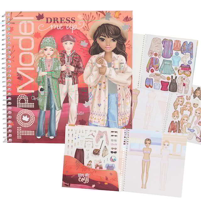 Produktbild 3 för Stickersbok Dress Me Up Cosy TOPModel