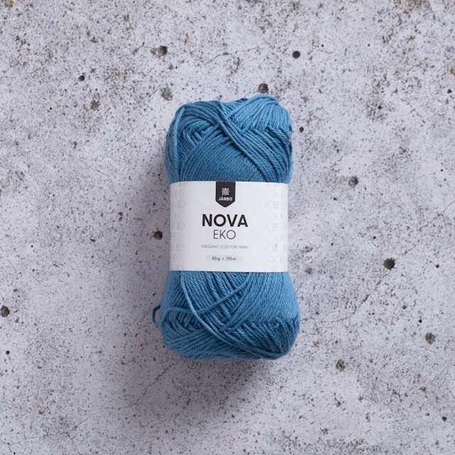 Nova Eko Cotton 50 g Jeans Blue Järbo