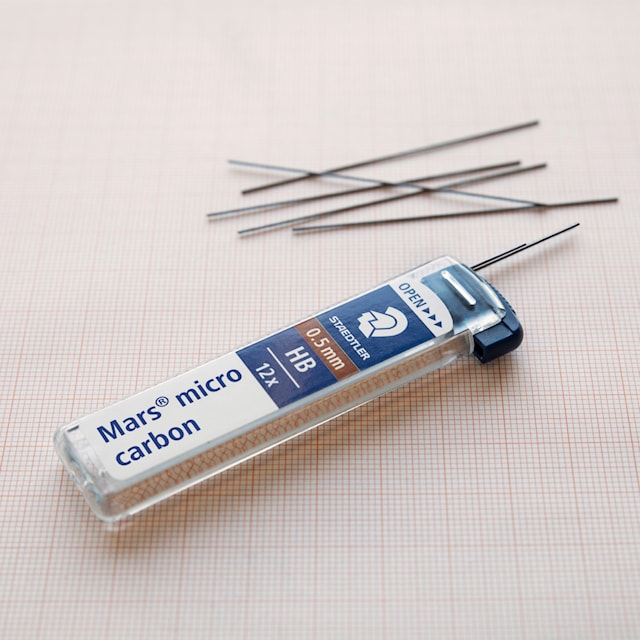 Produktbilde 2 for Blyantstift Mars Micro 0,5 mm HB (12 stifter) Staedtler