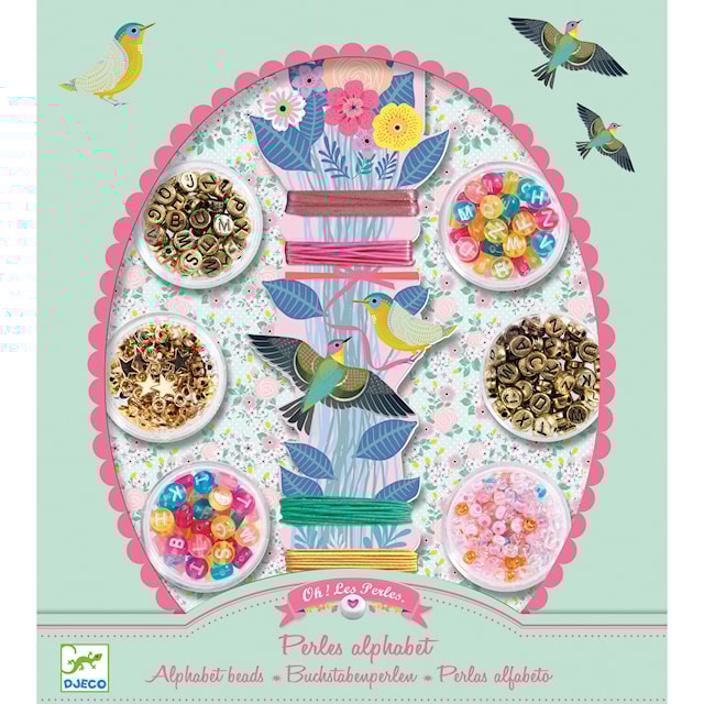 Produktbilde 1 for Perlesett Alfabetperler Djeco