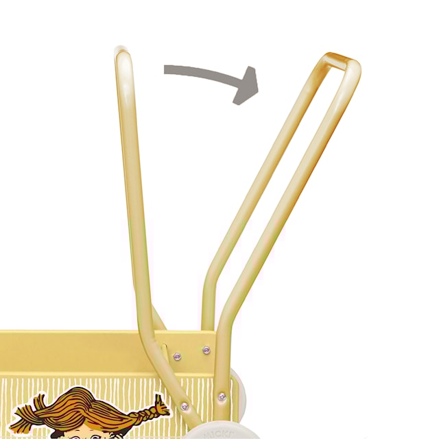 Produktbilde 2 for Pippi Lære Å Gå Vogn Gul Micki