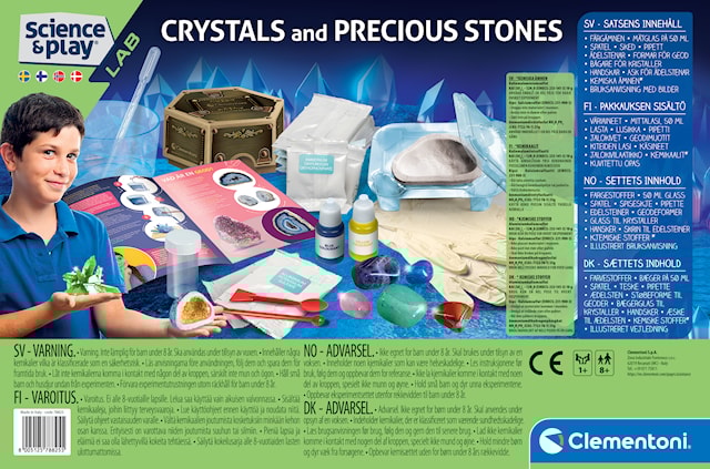 Produktbild 4 för Giant Crystals & Precious Stones (Nordic) Clementoni