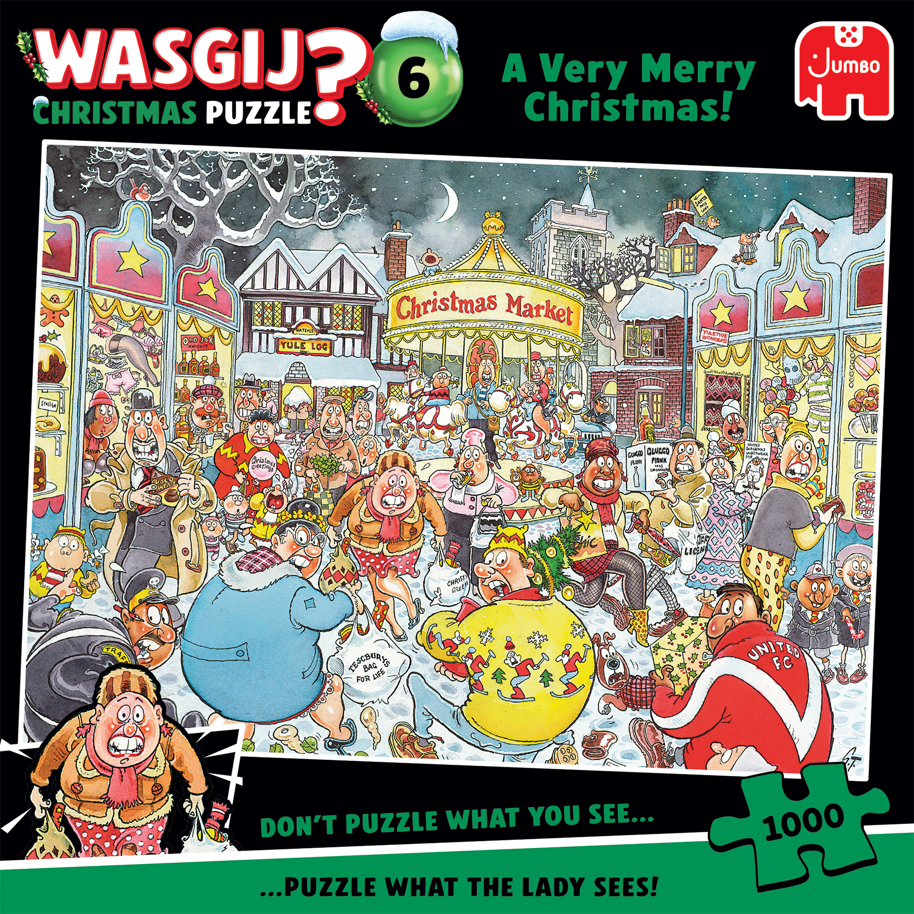 Wasgij Pussel Christmas 6, A Very Merry Christmas 1000 bitar | Adlibris